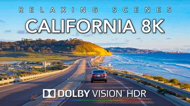 Driving Southern California San Diego Coast in 8K Dolby Vision HDR - Oceanside to Pacific Beach