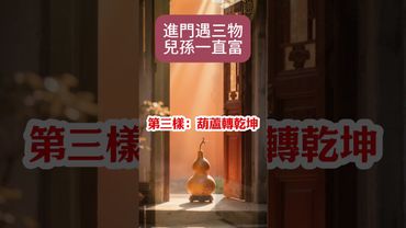 「進門遇三物，兒孫一直富」，財運越來越旺! 接了，轉發，好運來！#生肖 #財運 #運勢 #屬相 #風水 #命理