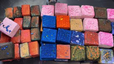 Made these with just leftover powders😍😍