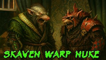 Собачье сердце но это Warhammer Fantasy. Скавены Икит Клешня и Квик Головогрыз тестируют варп бомбу.