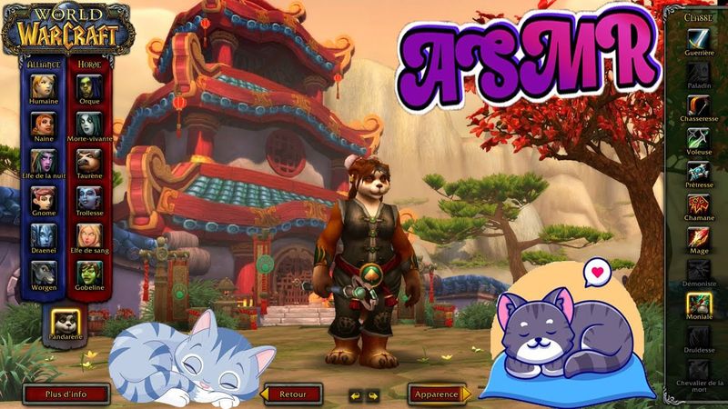 World of Warcraft ASMR - АСМР, редактор персонажа, Кезан/Kezan , шепот🍀🥰