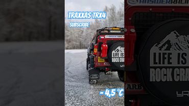 RC Traxxas trx4 Defender  scale 1/10 Winter -4.5 °C