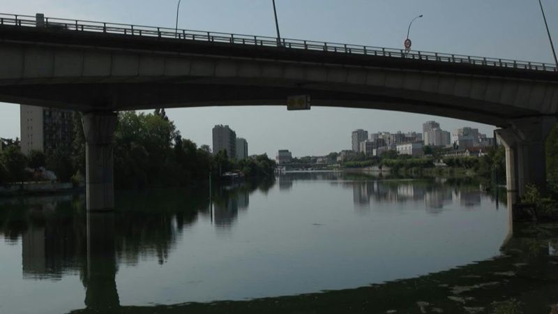 France: Image from banks of the river where four men were found dead | AFP