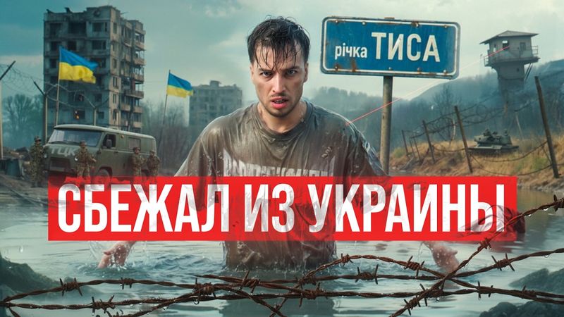 🏃‍♂️Побег из Украины через Тису / Меня искали ТЦК, Радикалы - переплыли не все 🤯/ История побега 8/8