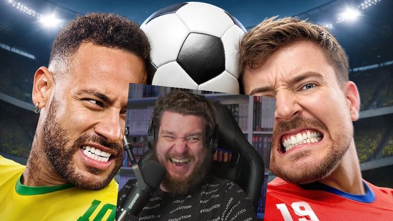 Победи Неймара, Выиграй $500,000 | РЕАКЦИЯ НА MrBeast