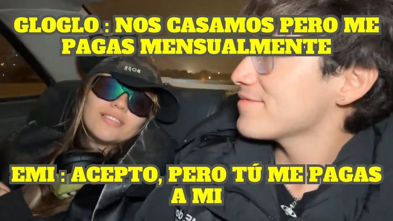 GLOGLO Y EMI HABLAN DE CASARSE PARA LOS PAPELES