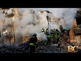 Russian missiles pound Ukraine, damage EU and British offices