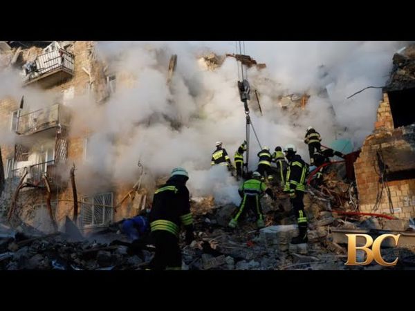 Russian missiles pound Ukraine, damage EU and British offices