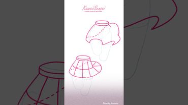スカートの描き分け、できてる？#イラスト #illustration #arttips