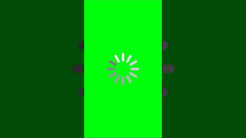 Screen loading effect on green screen |No Copyright #greenscreen #chromakey #filmora #capcut #yt