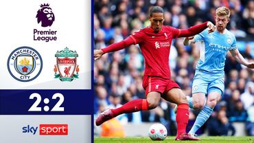 Atemberaubendes Topspiel! | Manchester City - FC Liverpool 2:2 | Highlights - Premier League 2021/22