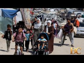 IDF says roads to Gaza aid centres are ‘combat zones’ as sites close for day