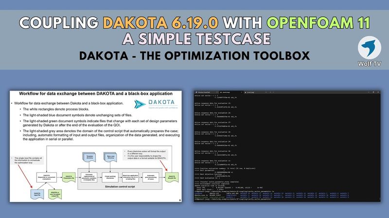 0. Coupling DAKOTA 6.19.0 with OpenFOAM 11 | A simple CFD optimization test case
