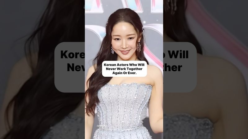 Korean Actors Who Will Never Work Together Again (or Ever) 💔📸 #youtubeshorts