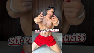 6 Ab Exercises to Lose Belly Fat and Get a Six-Pack‼️ #absworkout