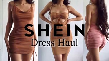 New SHEIN Dress Try On Haul! Top 8 Dresses Under 4 Minutes