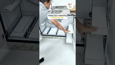 MAXIMIZE YOUR SPACE | Kitchen Under Sink Cabinet Storage Ideas | I-Zay Home