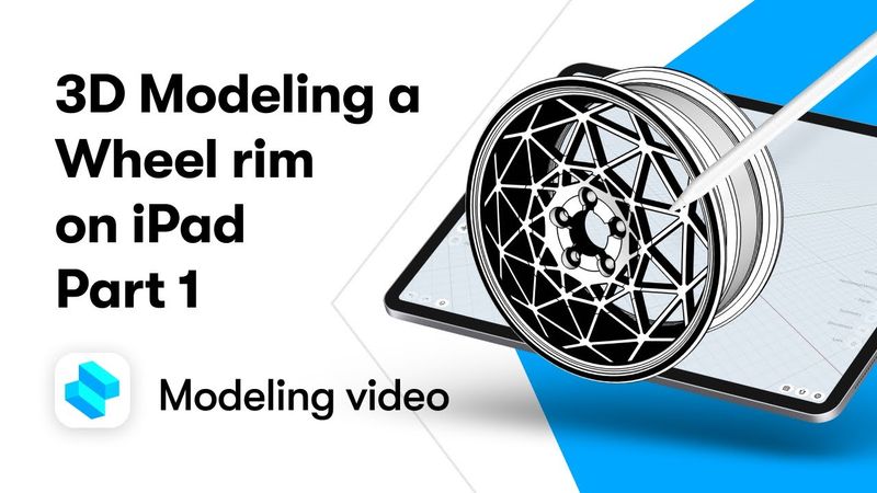 3D Modeling a Wheel Rim on iPad | Part #1