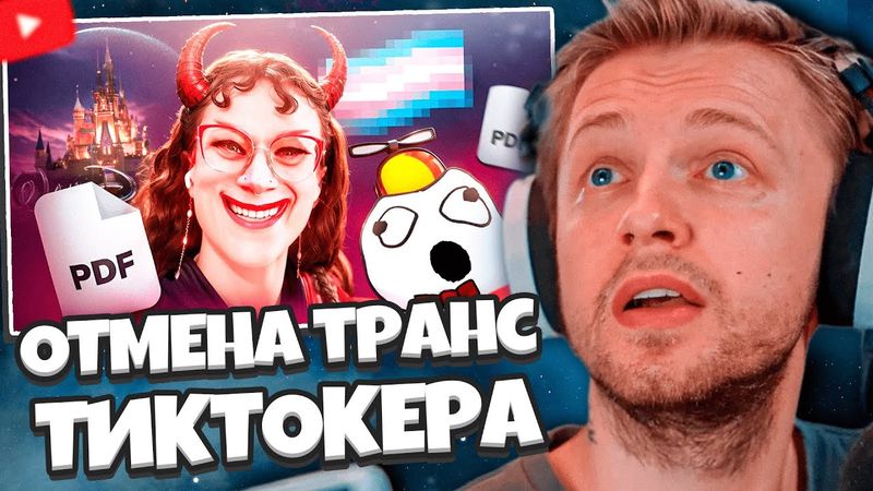СТИНТ СМОТРИТ: ОТМЕНА МЕРЗКОГО ТРАНС-ТИКТОКЕРА | Lillytino