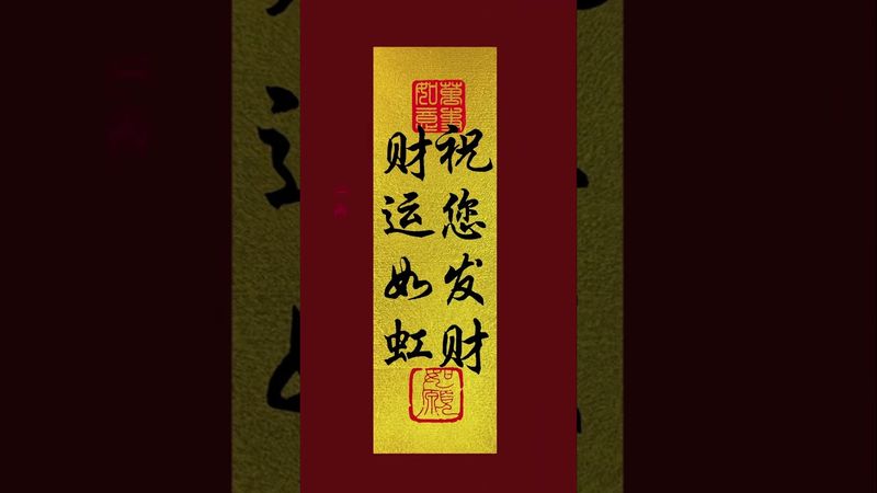 《财运如虹！祝您发财》接了！转发！功德无量！#正能量 #手机壁纸#手机屏保 #壁纸 #人生感悟 #風水 #運勢 #財運 #分享 #命理 #国学文化 #道家文化 #文字的力量