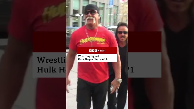 Wrestling legend Hulk Hogan dies aged 71. #HulkHogan #BBCNews