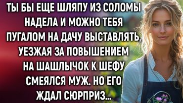 Ты бы еще шляпу из соломы надела, уезжая за повышением к шефу смеялся муж. Но его ждал сюрприз…