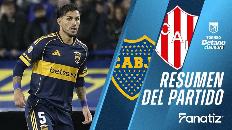 Boca Juniors 1 vs. 1 Union Santa Fe - Resumen del Partido - #TorneoClausura2025