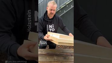 Aus diesen Holzklötzen baut man ganze Häuser