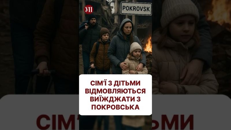 Батьки не хочуть вивозити дітей з Покровська #репортаж #покровск #зсу