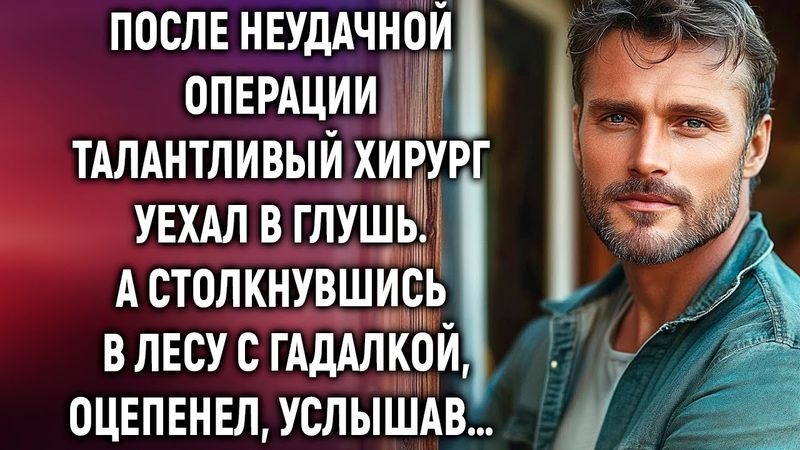 После неудачной операции талантливый хирург уехал в глушь. А столкнувшись в лесу с гадалкой