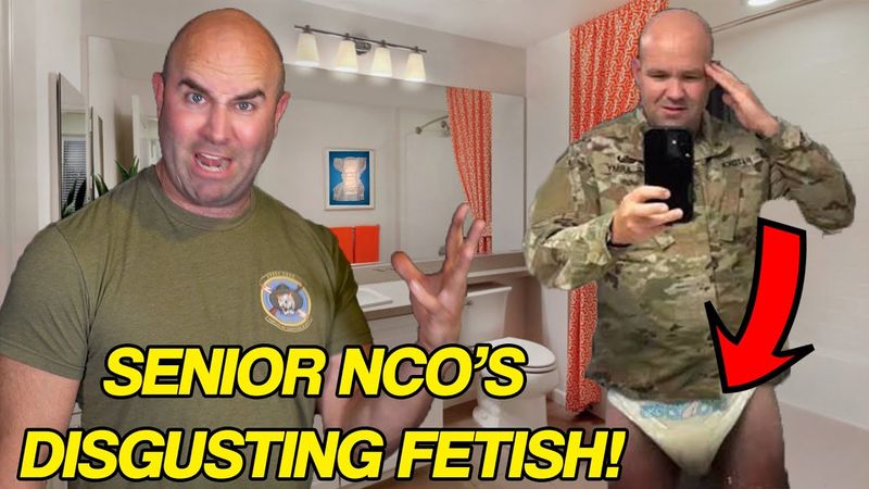 Soldier Caught Posting Dirty Diaper Kink