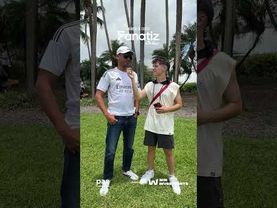 🎤💥 Desde Miami, @benjacalero  se cruzó con un hincha del Real Madrid… y no se guardó nada 👀