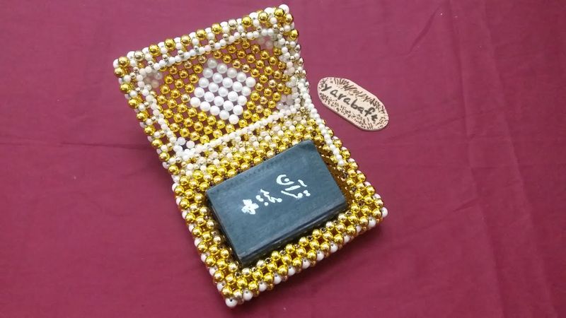 آموزش بافت جعبه جا قرآن با مروارید