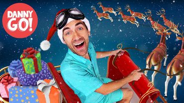 Danny's Sleigh Ride Adventure! 🦌🛷❄️ Christmas Brain Break Dance | Danny Go! Holiday Songs for Kids