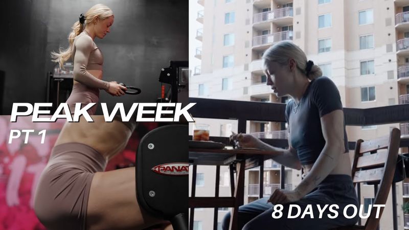 PEAK WEEK VLOG | peak week protocol + raw q&a