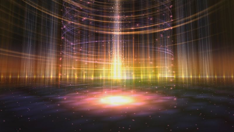 4K Center Stage Curtain Lights Show Arena 2160p HD Background Video Animation Stock AA VFX