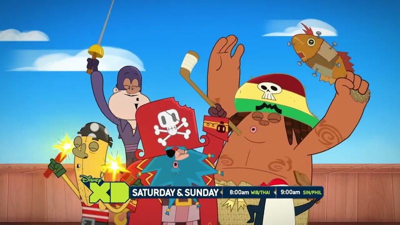 Disney XD Asia: Pirate Express Promo (Saturday & Sunday) (September 2015)