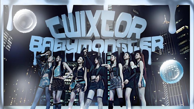 TWIXTOR CLIPS 4K BABYMONSTER ‘FOREVER’ M/V