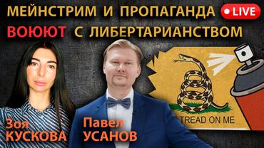 МЕЙНСТРИМ И ПРОПАГАНДА ПРОТИВ ЛИБЕРТАРИАНСТВА. С Павлом Усановым.