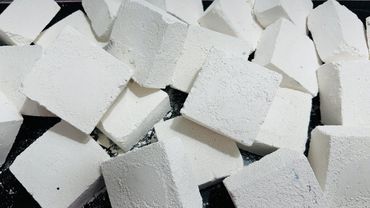 CC Plain Gritty Chalk ASMR Crush | Oddly Satisfying