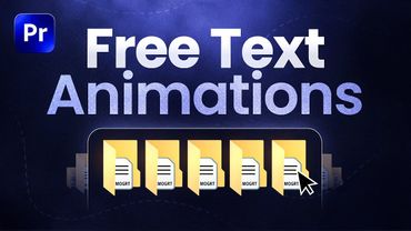 Get 5 Smooth Text Animations For Free! (Premiere Pro)