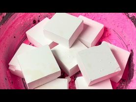 Pink Pasted Bowl of Fresh Snow Fairy Dust Chalk