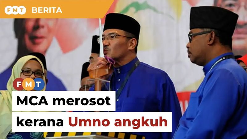 Sokongan MCA merosot kerana Umno angkuh, kata bekas naib presiden