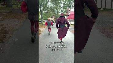 When your "rise and grind" involves blacksmith's tools, bull whips, and juggling balls...