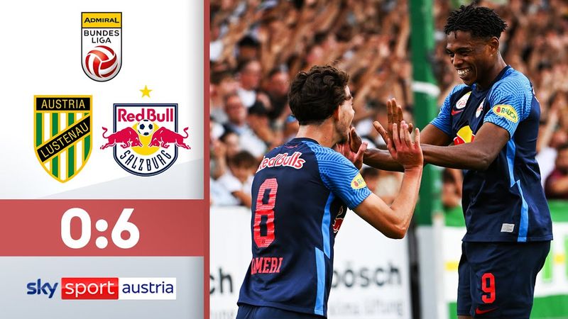 RB feiert Kantersieg! | Austria Lustenau - RB Salzburg | Highlights - ADMIRAL Bundesliga