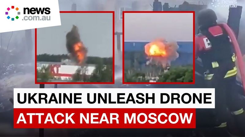 Ukrainian drones strike Russian arms factories north of Moscow