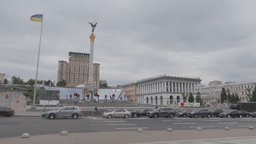 Kyiv's main square as Ukraine and Russia to hold talks in Turkey | AFP