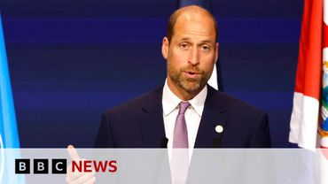 Prince William warns ocean life 'diminishing before our eyes' | BBC News