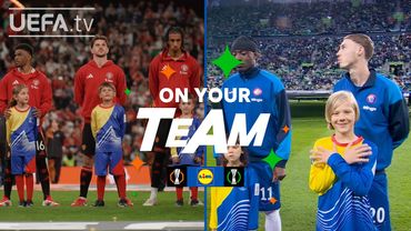 Experience of a lifetime 🥰🏆 #onyourteam | #UEL x #uecl @Lidl