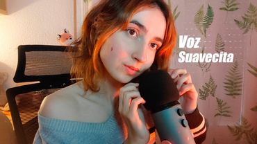 ASMR Te calmo ❤️ Te hablo Con VOZ SUAVECITA PARA DORMIR 🧁 SOFT SPOKEN